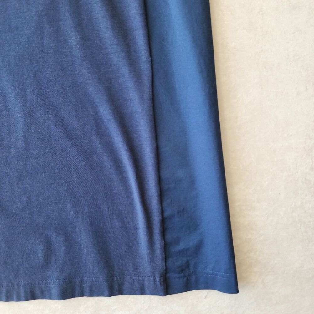 Hinson Wu Christy Dress Knit Jersey A-line Navy Dress pockets SMALL MSRP: $200 - Picture 8 of 11